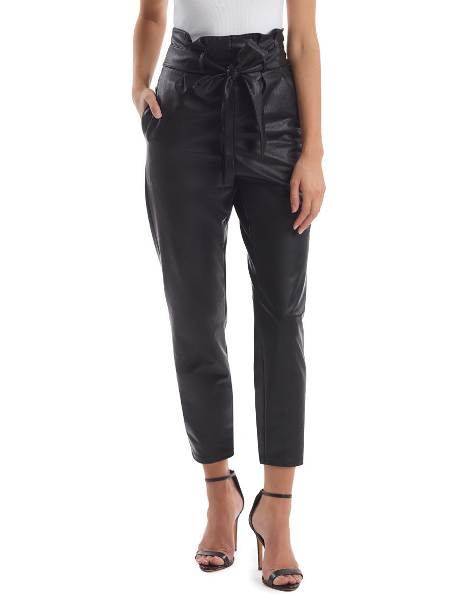 Faux Leather Tapered Pants Commando