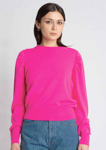 BERENICE
AIKA MERINO WOOL/CASHMERE JUMPER - NEON PINK