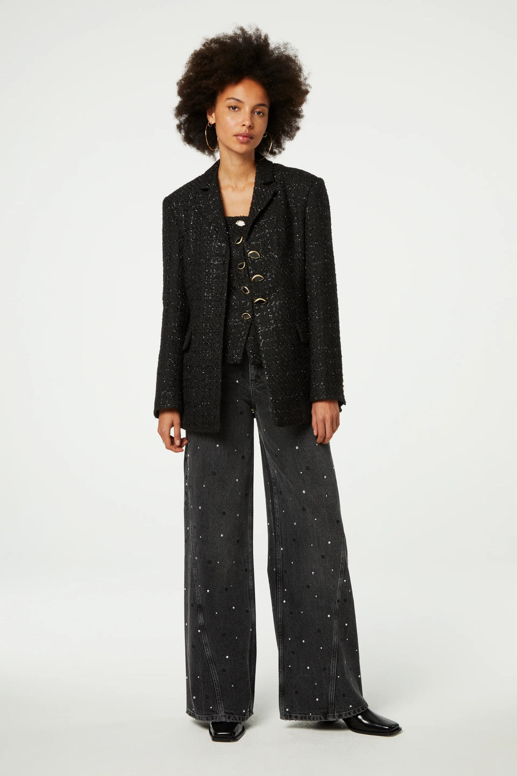 Fabienne Chapot Cher Tweed Blazer