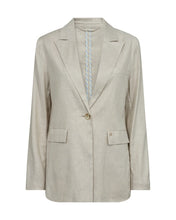 Load image into Gallery viewer, MOS MOSH Selda linen blazer CEMENT
